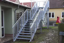 Referenzen von Metallbau Preißer & Söhne aus Mücheln/ G. - Fluchttreppen