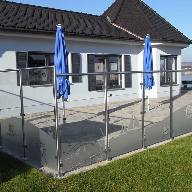 Referenzen von Metallbau Preißer & Söhne aus Mücheln/ G. - Terrassengeländer Bild 04