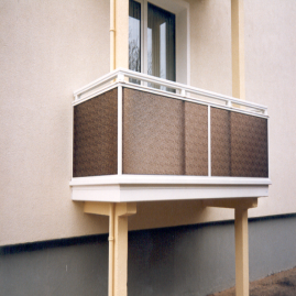 Referenzen von Metallbau Preißer & Söhne aus Mücheln/ G. - Balkon- und Terrassenverkleidung Bild 07